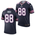 Mens Buffalo Bills #88 Dawson Knox Nike Navy Inverted Legend Jersey