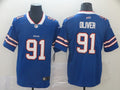 Men’s Buffalo Bills #91 Ed Oliver Nike Royal Player Game Football Jersey