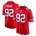 Mens Buffalo Bills #92 Zane Durant Nike Red Alternate Vapor F.U.S.E. Limited Jersey