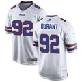 Mens Buffalo Bills #92 Zane Durant Nike White Vapor F.U.S.E. Limited Jersey