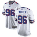 Mens Buffalo Bills #96 Deone Walker Nike White Vapor F.U.S.E. Limited Jersey
