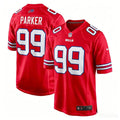 Mens Buffalo Bills #99 T.J. Parker Nike Red Alternate Vapor F.U.S.E. Limited Jersey