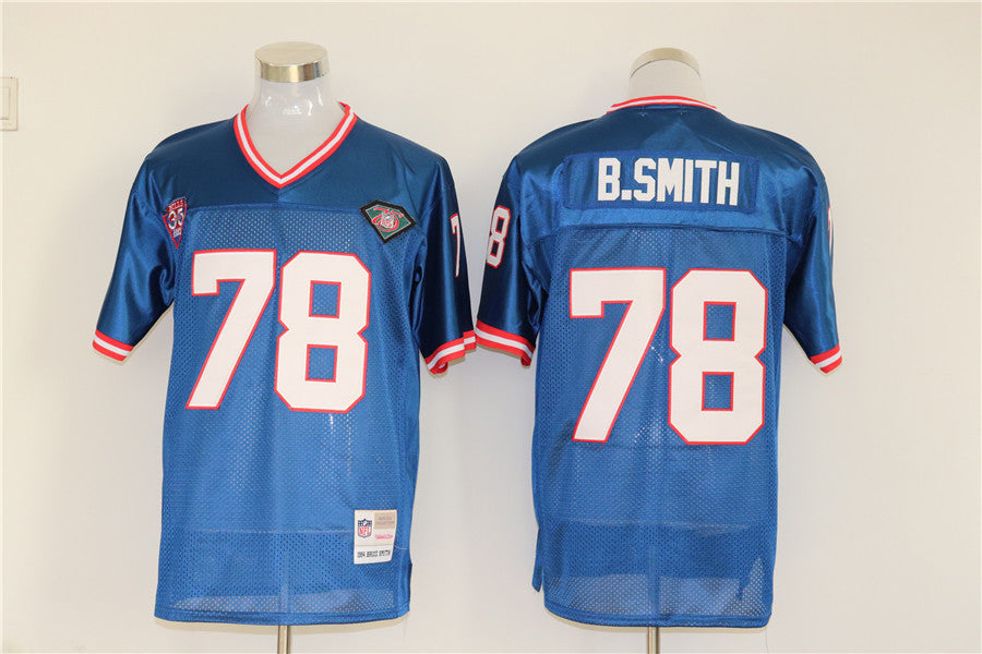 Men’s Buffalo Bills Bruce Smith Mitchell & Ness Blue Legacy Jersey