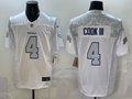 Men’s Buffalo Bills James Cook III #4 White 2025 Rivalries Collection Limited Jersey