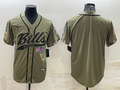 Men’s Buffalo Bills Olive 2022 Salute To Service Limited Blank Jersey
