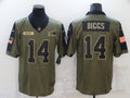 Men’s Buffalo Bills Stefon Diggs #14 Brown Jersey