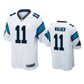 Men’s Carolina Panthers #11 P. J. Walker Nike White Vapor Untouchable Limited Jersey
