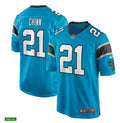 Men’s Carolina Panthers #21 Jeremy Chinn Nike Blue Game Football Jersey