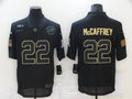 Men’s Carolina Panthers #22 Christian McCaffrey Black Jersey