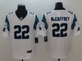 Men’s Carolina Panthers #22 Christian McCaffrey White Nike Vapor Untouchable Limited Jersey