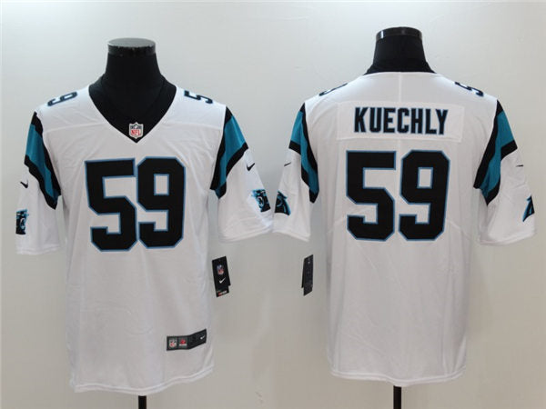 Men’s Carolina Panthers #59 Luke Kuechly White Nike Vapor Untouchable Football Jersey