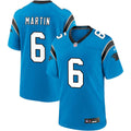 Mens Carolina Panthers #6 Sam Martin Nike Blue Alternate Vapor F.U.S.E. Limited Jersey