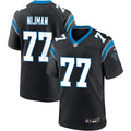 Mens Carolina Panthers #77 Yosh Nijman Nike Black Vapor Untouchable Limited Jersey