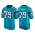 Men’s Carolina Panthers #79 Ikem Ekwonu Nike Blue Vapor Untouchable Limited Jersey