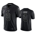 Mens Carolina Panthers #8 Jaycee Horn Black Rflctv Limited Jersey
