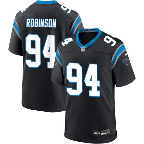 Mens Carolina Panthers #94 A’Shawn Robinson Nike Black Vapor Untouchable Limited Jersey