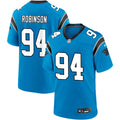 Mens Carolina Panthers #94 A’Shawn Robinson Nike Blue Vapor Untouchable Limited Jersey