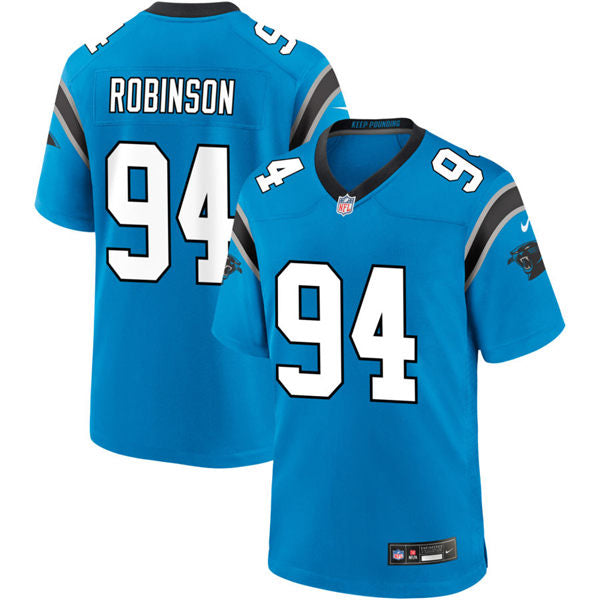 Mens Carolina Panthers #94 A’Shawn Robinson Nike Blue Vapor Untouchable Limited Jersey