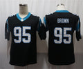 Men’s Carolina Panthers #95 Derrick Brown Black Nike Vapor Untouchable Limited Jersey