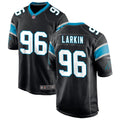 Mens Carolina Panthers #96 Austin Larkin Nike Black Vapor Untouchable Limited Jersey