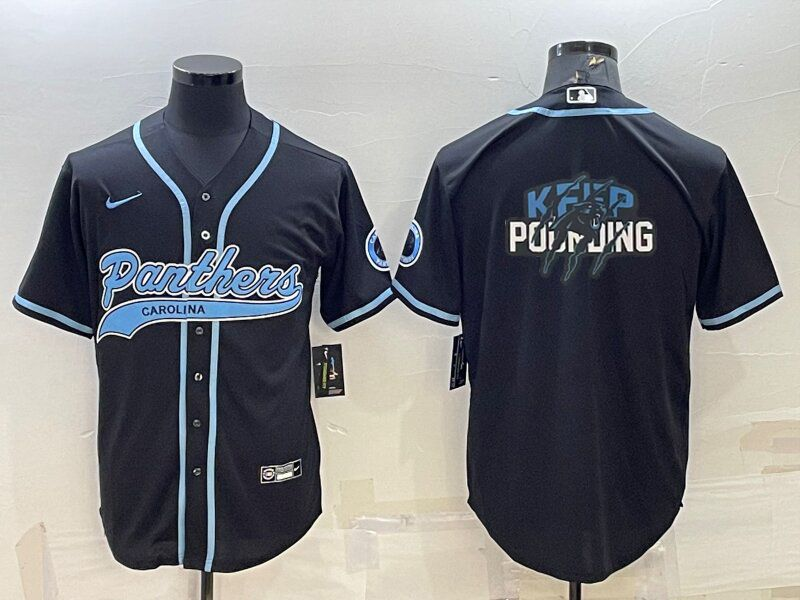 Men’s Carolina Panthers Black Jersey