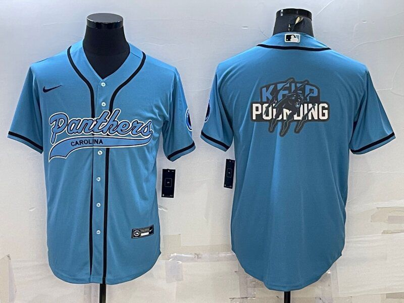 Men’s Carolina Panthers Blue Jersey