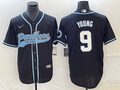 Men’s Carolina Panthers Bryce Young #9 Black Jersey Joint Edition
