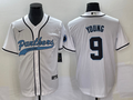 Men’s Carolina Panthers Bryce Young #9 White Jersey Joint Edition