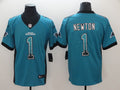 Men’s Carolina Panthers Cam Newton #1 Blue Jersey