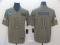 Men’s Carolina Panthers Cam Newton #1 Brown Jersey
