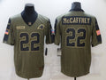 Men’s Carolina Panthers Christian McCaffrey #22 Brown Jersey