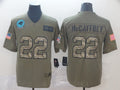 Men’s Carolina Panthers Christian McCaffrey #22 Brown Jersey