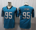 Men’s Carolina Panthers Derrick Brown #95 Blue Jersey