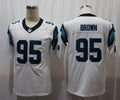 Men’s Carolina Panthers Derrick Brown #95 White Jersey