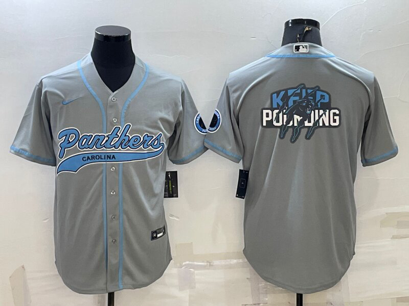 Men’s Carolina Panthers Gray Jersey