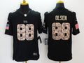 Men’s Carolina Panthers Greg Olsen #88 Black Jersey