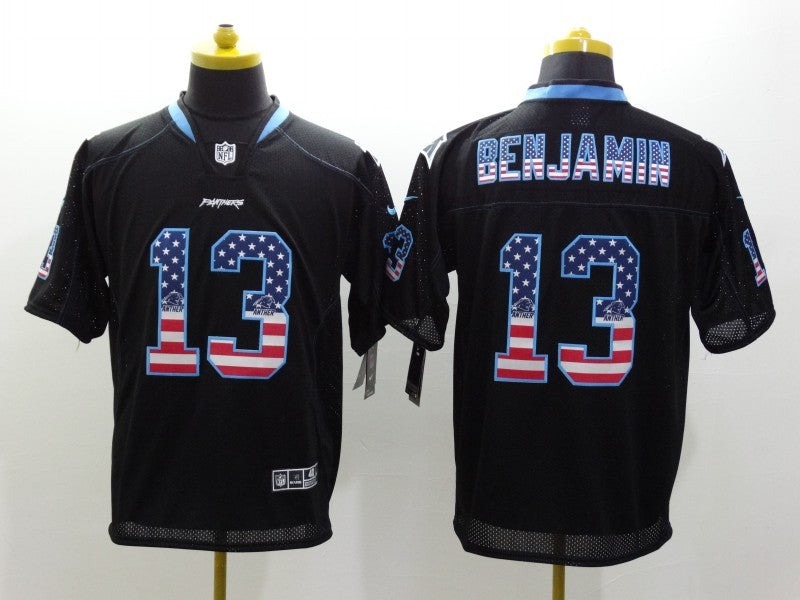 Men’s Carolina Panthers Kelvin Benjamin #13 Black Jersey