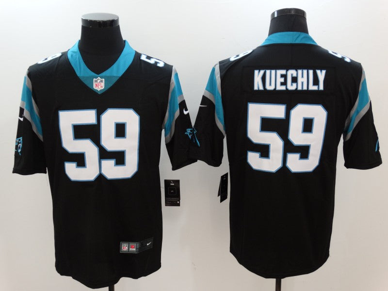 Men’s Carolina Panthers Luke Kuechly #59 Black Jersey