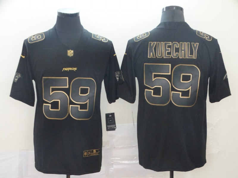 Men’s Carolina Panthers Luke Kuechly #59 Black Jersey