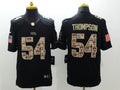 Men’s Carolina Panthers Shaq Thompson #54 Black Jersey