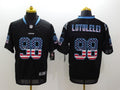 Men’s Carolina Panthers Star Lotulelei #98 Black Jersey