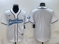 Men’s Carolina Panthers White Blank Jersey