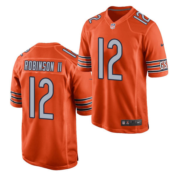 Men’s Chicago Bears #12 Allen Robinson II Nike Orange Vapor Limited Jersey