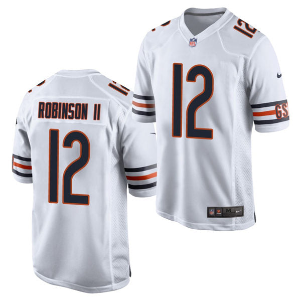 Men’s Chicago Bears #12 Allen Robinson II Nike White Vapor Limited Jersey