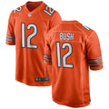 Mens Chicago Bears #12 Devin Bush Nike Orange Alternate F.U.S.E. Limited Jersey