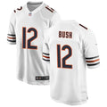 Mens Chicago Bears #12 Devin Bush Nike White Vapor F.U.S.E. Limited Jersey