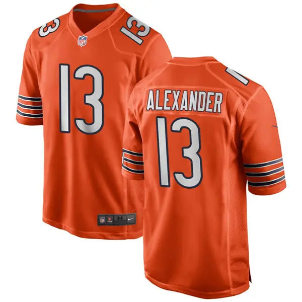 Mens Chicago Bears #13 Maurice Alexander Nike Orange Alternate F.U.S.E. Limited Jersey
