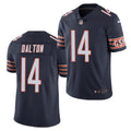 Men’s Chicago Bears #14 Andy Dalton Nike Navy Vapor Limited Footbll Jersey