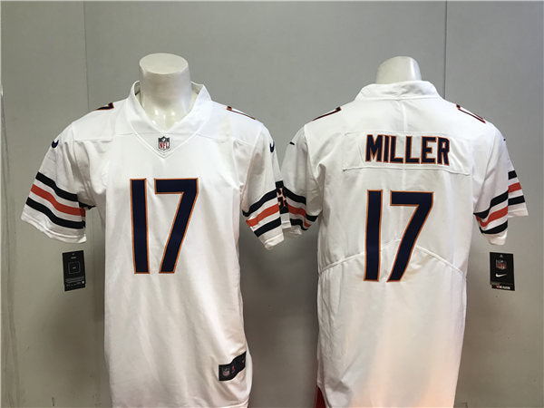 Men’s Chicago Bears #17 Anthony Miller Nike White Vapor Limited Footbll  Jersey