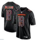 Mens Chicago Bears #18 Caleb Williams Nike Carbon Black Fashion Jersey – Carbon Black